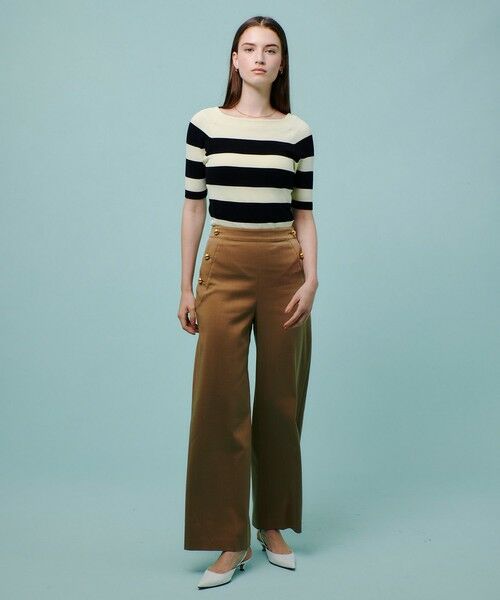 allureville / アルアバイル ニット・セーター | ◇ 2WAY ネック5分袖プルオーバー | 詳細12