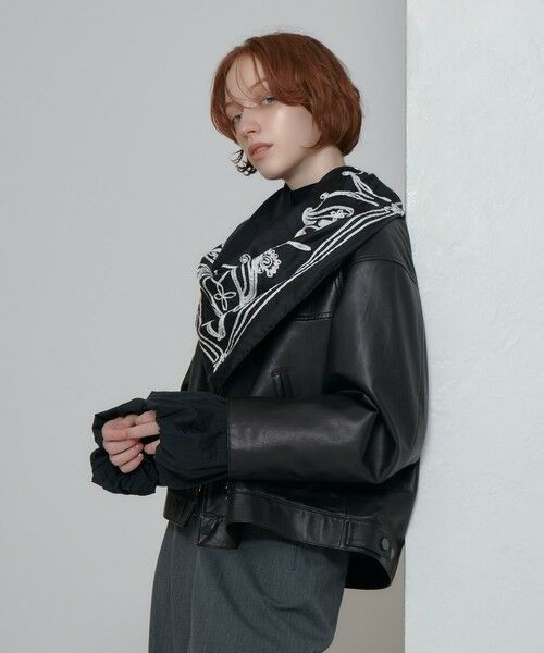 allureville / アルアバイル ブルゾン | レザーブルゾン | 詳細1