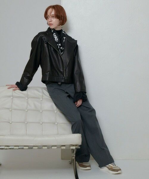 allureville / アルアバイル ブルゾン | レザーブルゾン | 詳細2