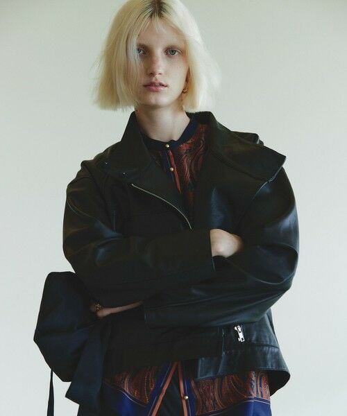 allureville / アルアバイル ブルゾン | レザーブルゾン | 詳細4