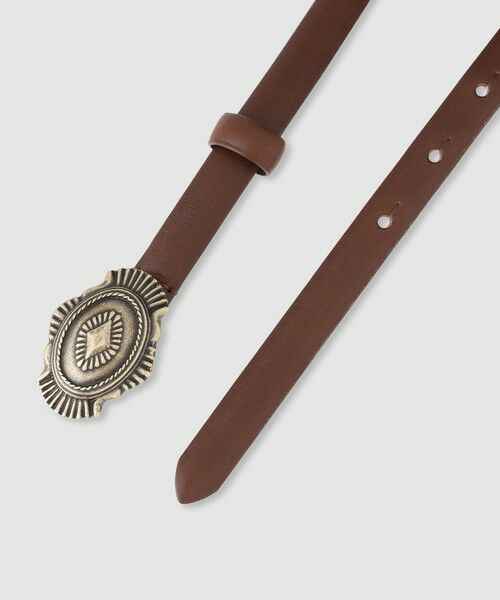 allureville / アルアバイル ベルト・サスペンダー | コンチョバックルナローベルト | 詳細3