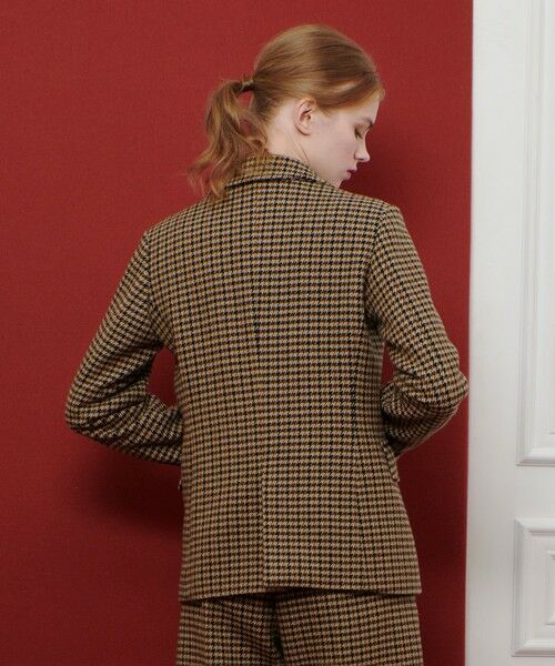allureville / アルアバイル テーラードジャケット | 【LOULOU WILLOUGHBY】ガンクラブチェックシングルジャケット | 詳細5