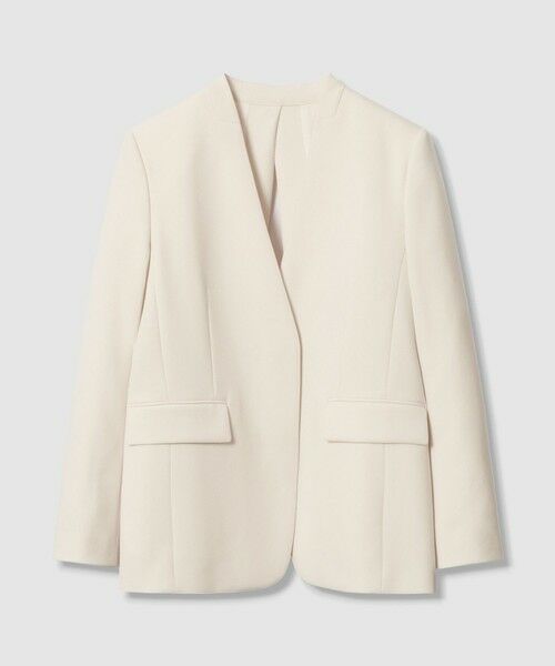 allureville / アルアバイル ノーカラージャケット | 【LOULOU WILLOUGHBY】ダブルクロスノーカラーリボンジャケット | 詳細9