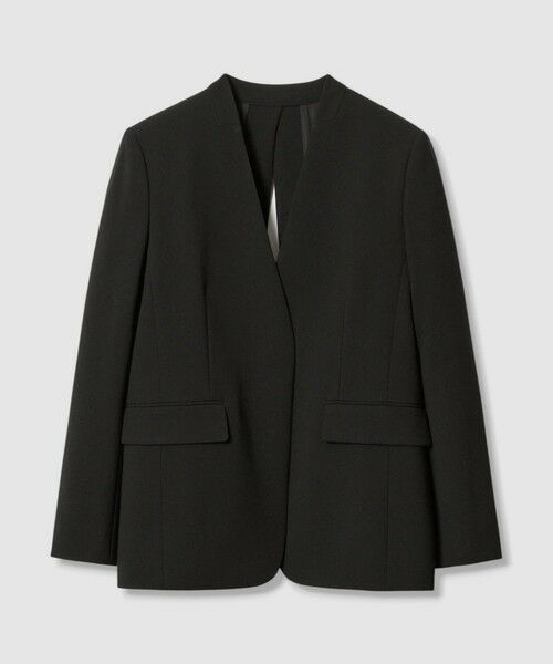 allureville / アルアバイル ノーカラージャケット | 【LOULOU WILLOUGHBY】ダブルクロスノーカラーリボンジャケット | 詳細16