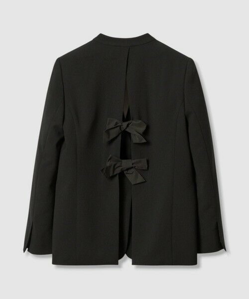 allureville / アルアバイル ノーカラージャケット | 【LOULOU WILLOUGHBY】ダブルクロスノーカラーリボンジャケット | 詳細17