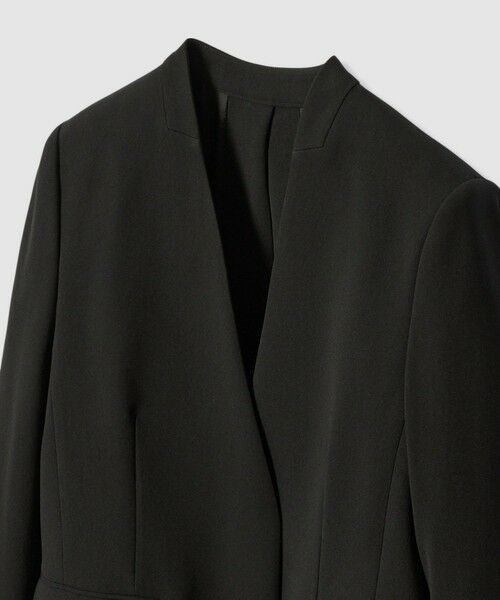 allureville / アルアバイル ノーカラージャケット | 【LOULOU WILLOUGHBY】ダブルクロスノーカラーリボンジャケット | 詳細18