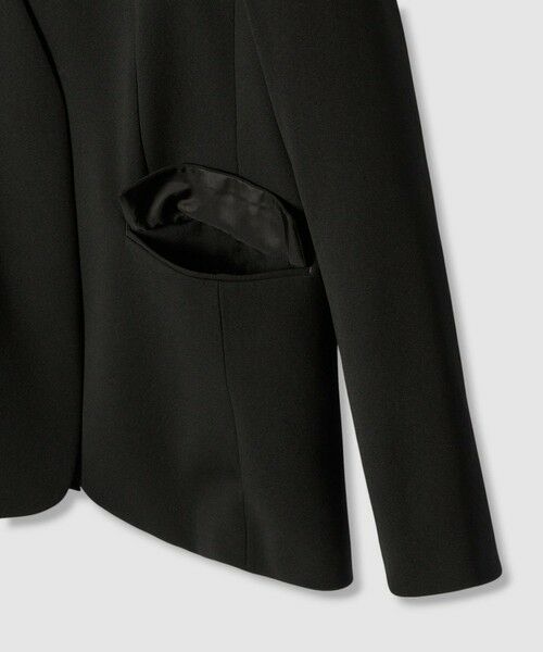 allureville / アルアバイル ノーカラージャケット | 【LOULOU WILLOUGHBY】ダブルクロスノーカラーリボンジャケット | 詳細19