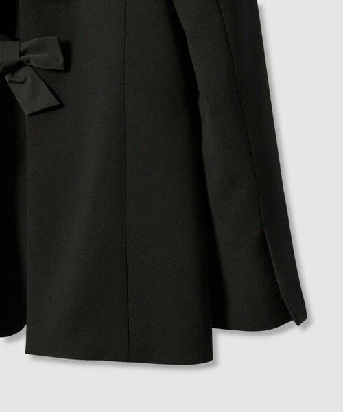 allureville / アルアバイル ノーカラージャケット | 【LOULOU WILLOUGHBY】ダブルクロスノーカラーリボンジャケット | 詳細20