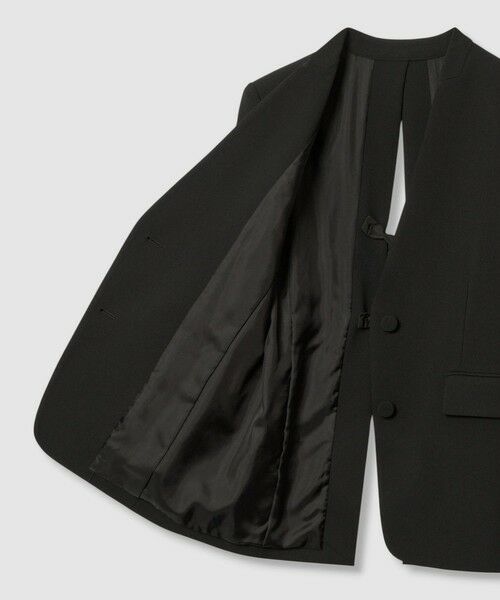 allureville / アルアバイル ノーカラージャケット | 【LOULOU WILLOUGHBY】ダブルクロスノーカラーリボンジャケット | 詳細23