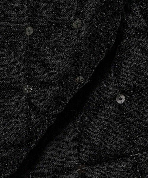 allureville / アルアバイル ノーカラージャケット | 【LOULOU WILLOUGHBY】ベロアキルティングショートジャケット | 詳細13