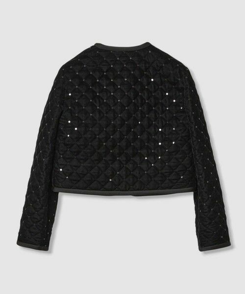 allureville / アルアバイル ノーカラージャケット | 【LOULOU WILLOUGHBY】ベロアキルティングショートジャケット | 詳細7