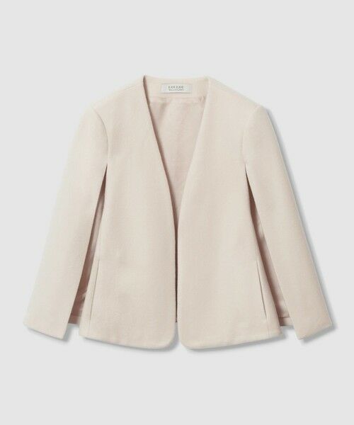 allureville / アルアバイル ノーカラージャケット | 【LOULOU WILLOUGHBY】ビーバーケープジャケット | 詳細4