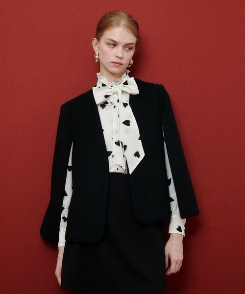 allureville / アルアバイル ノーカラージャケット | 【LOULOU WILLOUGHBY】ビーバーケープジャケット | 詳細7