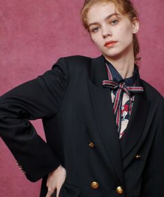 allureville / アルアバイル テーラードジャケット | 【LOULOU WILLOUGHBY】ウール混チノダブルジャケット