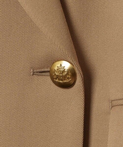 allureville / アルアバイル テーラードジャケット | 【LOULOU WILLOUGHBY】ウール混チノダブルジャケット | 詳細11