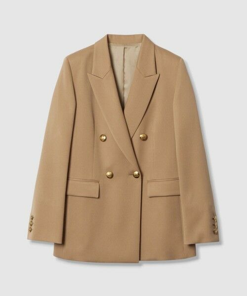 allureville / アルアバイル テーラードジャケット | 【LOULOU WILLOUGHBY】ウール混チノダブルジャケット | 詳細14