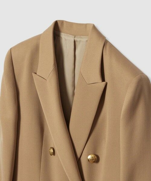 allureville / アルアバイル テーラードジャケット | 【LOULOU WILLOUGHBY】ウール混チノダブルジャケット | 詳細6