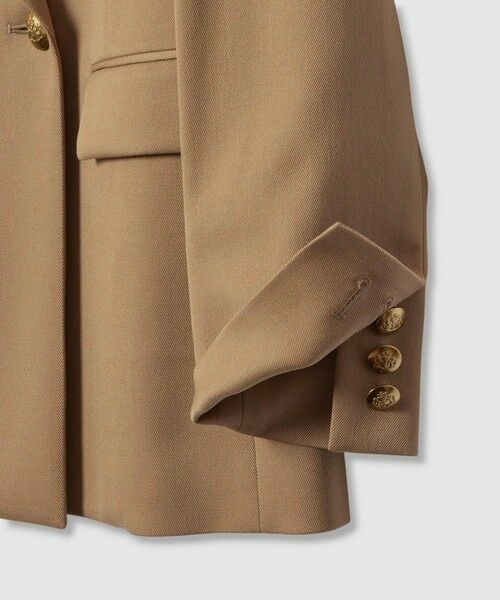 allureville / アルアバイル テーラードジャケット | 【LOULOU WILLOUGHBY】ウール混チノダブルジャケット | 詳細9
