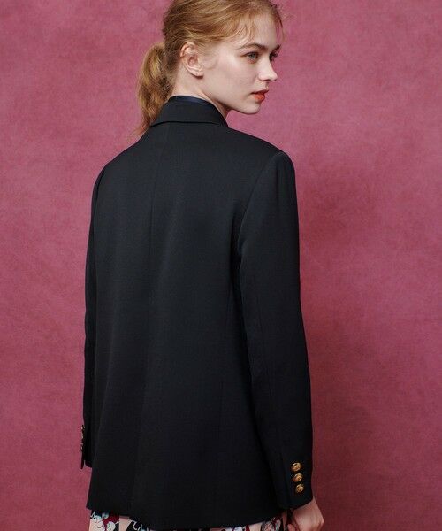 allureville / アルアバイル テーラードジャケット | 【LOULOU WILLOUGHBY】ウール混チノダブルジャケット | 詳細18