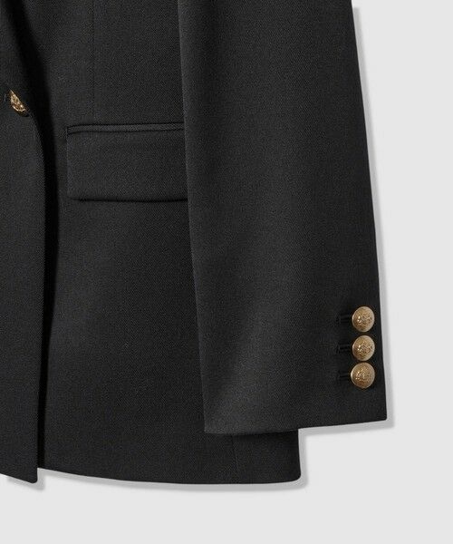 allureville / アルアバイル テーラードジャケット | 【LOULOU WILLOUGHBY】ウール混チノダブルジャケット | 詳細23