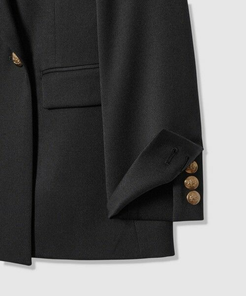 allureville / アルアバイル テーラードジャケット | 【LOULOU WILLOUGHBY】ウール混チノダブルジャケット | 詳細24