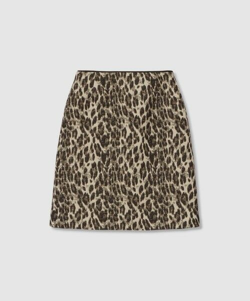 allureville / アルアバイル ミニ・ひざ丈スカート | 【LOULOU WILLOUGHBY】ARGENTIレオパードJQミニスカート | 詳細6