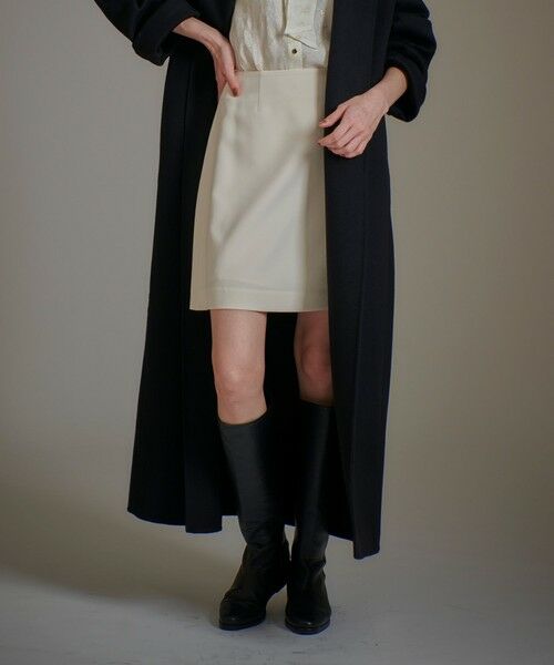 allureville / アルアバイル ミニ・ひざ丈スカート | 【LOULOU WILLOUGHBY】ダブルクロスミニスカート | 詳細1