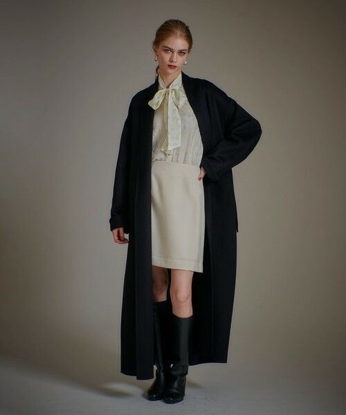 allureville / アルアバイル ミニ・ひざ丈スカート | 【LOULOU WILLOUGHBY】ダブルクロスミニスカート | 詳細2