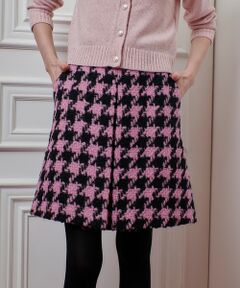 allureville / アルアバイル ミニ・ひざ丈スカート | 【LOULOU WILLOUGHBY】ロービング千鳥タックミニスカート