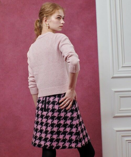 allureville / アルアバイル ミニ・ひざ丈スカート | 【LOULOU WILLOUGHBY】ロービング千鳥タックミニスカート | 詳細15