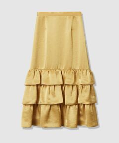 allureville / アルアバイル ロング・マキシ丈スカート | 【LOULOU WILLOUGHBY】トリアセサテンティアードスカート