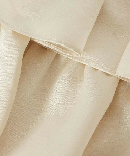 allureville / アルアバイル ロング・マキシ丈スカート | 【LOULOU WILLOUGHBY】トリアセサテンティアードスカート | 詳細10