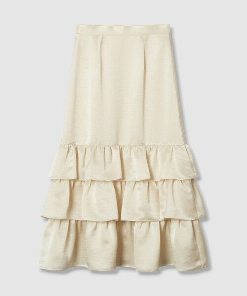 allureville / アルアバイル ロング・マキシ丈スカート | 【LOULOU WILLOUGHBY】トリアセサテンティアードスカート | 詳細7
