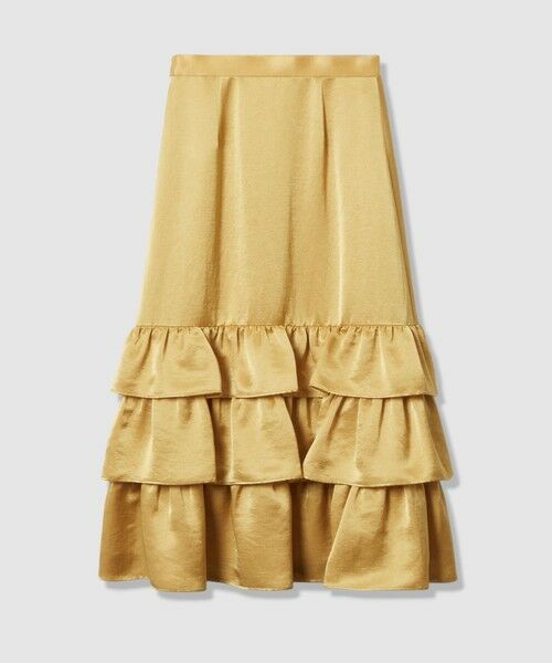 allureville / アルアバイル ロング・マキシ丈スカート | 【LOULOU WILLOUGHBY】トリアセサテンティアードスカート | 詳細11