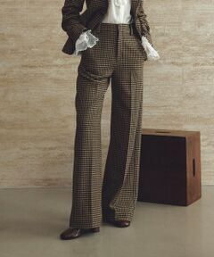 allureville / アルアバイル その他パンツ | 【LOULOU WILLOUGHBY】ガンクラブチェックワイドパンツ