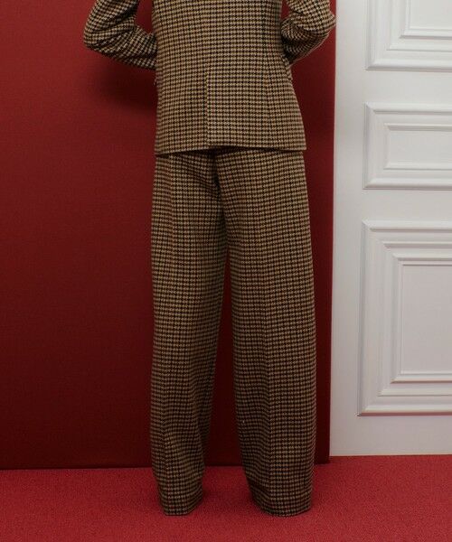 allureville / アルアバイル その他パンツ | 【LOULOU WILLOUGHBY】ガンクラブチェックワイドパンツ | 詳細5