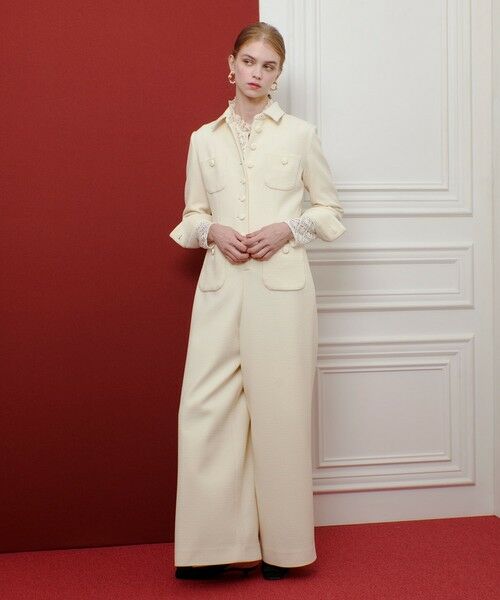 allureville / アルアバイル サロペット・オールインワン | 【LOULOU WILLOUGHBY 】ツイードオールインワン | 詳細3