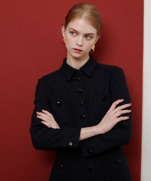 allureville / アルアバイル サロペット・オールインワン | 【LOULOU WILLOUGHBY 】ツイードオールインワン | 詳細14