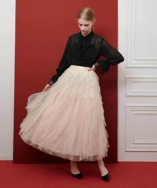 allureville / アルアバイル シャツ・ブラウス | 【LOULOU WILLOUGHBY】レタード刺繍ブラウス | 詳細12