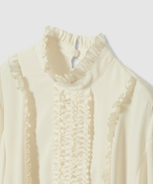 allureville / アルアバイル シャツ・ブラウス | 【LOULOU WILLOUGHBY】スタンドフリルシャーリングブラウス | 詳細7