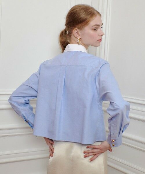 allureville / アルアバイル シャツ・ブラウス | 【LOULOU WILLOUGHBY】クレリックシャツ | 詳細5