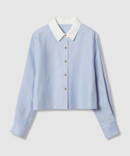 allureville / アルアバイル シャツ・ブラウス | 【LOULOU WILLOUGHBY】クレリックシャツ | 詳細7
