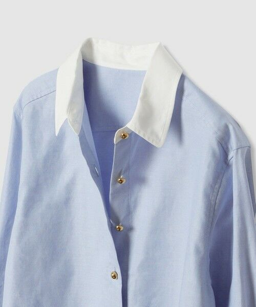 allureville / アルアバイル シャツ・ブラウス | 【LOULOU WILLOUGHBY】クレリックシャツ | 詳細9