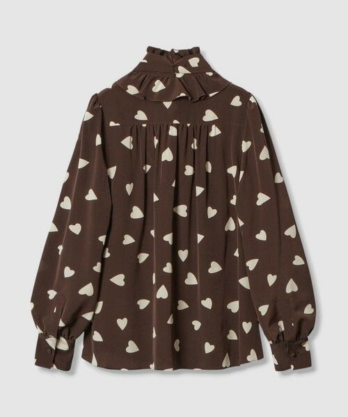 allureville / アルアバイル シャツ・ブラウス | WEB限定【LOULOU WILLOUGHBY】デシンハートプリントボウタイブラウス | 詳細25
