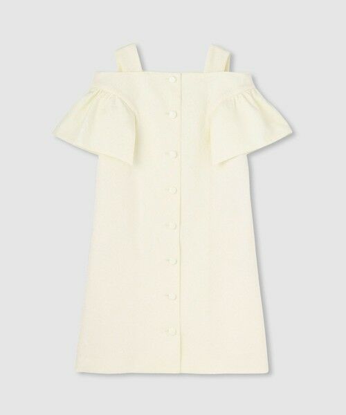 allureville / アルアバイル ドレス | 【LOULOU WILLOUGHBY】フラワージャガードミニワンピース | 詳細5