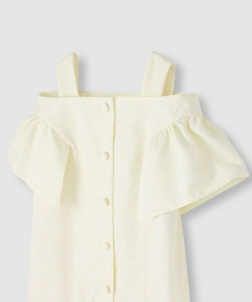 allureville / アルアバイル ドレス | 【LOULOU WILLOUGHBY】フラワージャガードミニワンピース | 詳細8