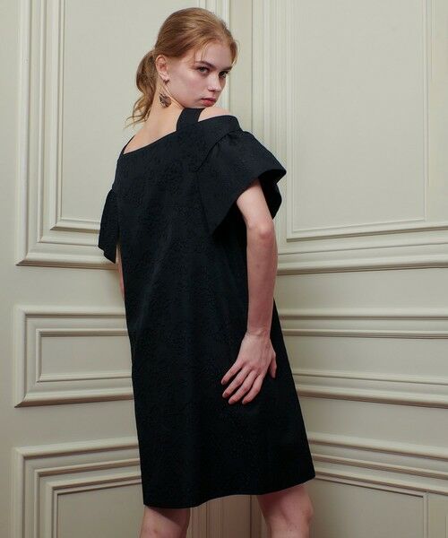 allureville / アルアバイル ドレス | 【LOULOU WILLOUGHBY】フラワージャガードミニワンピース | 詳細13