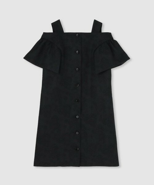 allureville / アルアバイル ドレス | 【LOULOU WILLOUGHBY】フラワージャガードミニワンピース | 詳細15