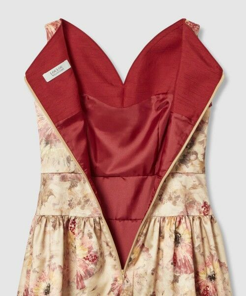 allureville / アルアバイル ミニ丈・ひざ丈ワンピース | 【LOULOU WILLOUGHBY】BHARAT SILK ハートネックワンピース | 詳細11