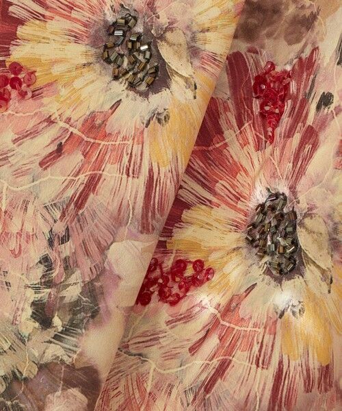 allureville / アルアバイル ミニ丈・ひざ丈ワンピース | 【LOULOU WILLOUGHBY】BHARAT SILK ハートネックワンピース | 詳細12